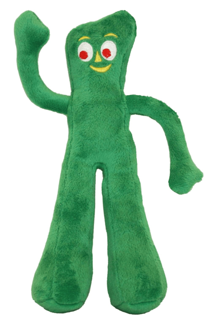 Multi-Pet Gumby Plush Squeaky Toy